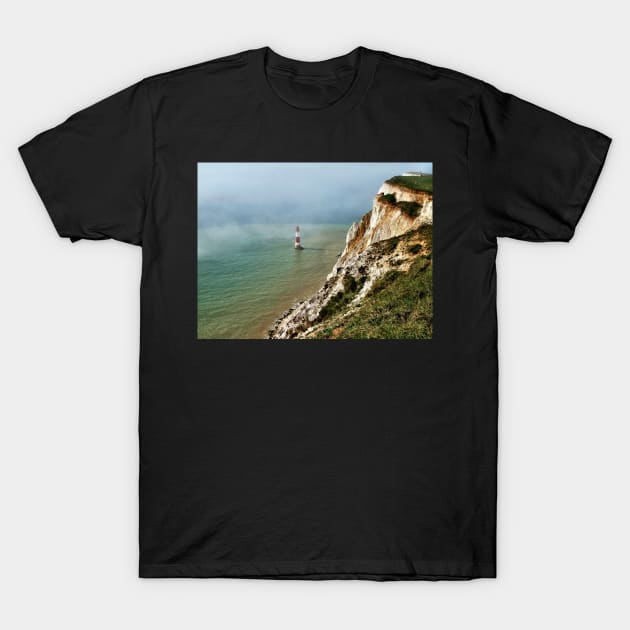 Beachy Head Lighthouse, East Sussex T-Shirt by Ludwig Wagner